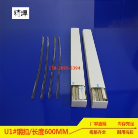 u1#輸(shu)送帶鋼(gang)扣，長(zhang)600mm